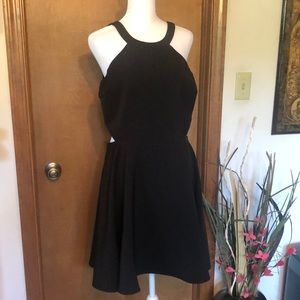 Express Dressy Black Skater Dress